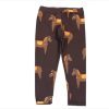 Clearance Mini Rodini Mini Rodini Baths Leggings Horse Brown