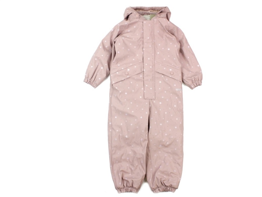 Online Wheat Wheat Thermal Rainsuit Aiko Powder Rose Flowers