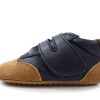 New Pom Pom Pom Pom Slippers Navy/Camel