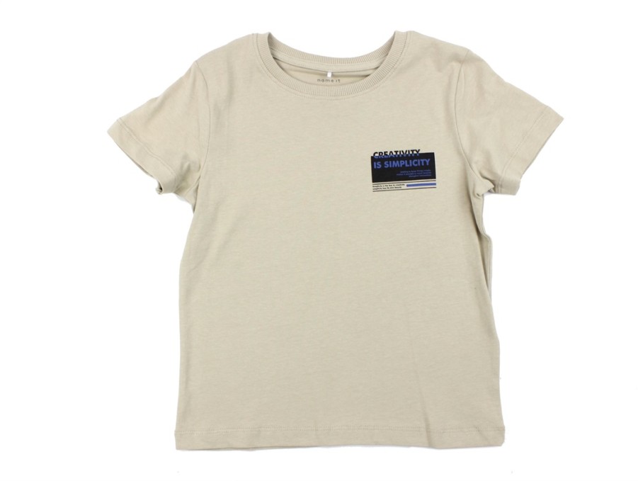 Hot Name It Name It Oxford Tan T-Shirt