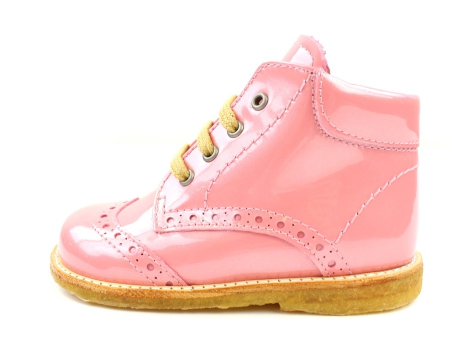 Best Angulus Angulus Toddler Shoe Rose Pink Lacquer With Laces