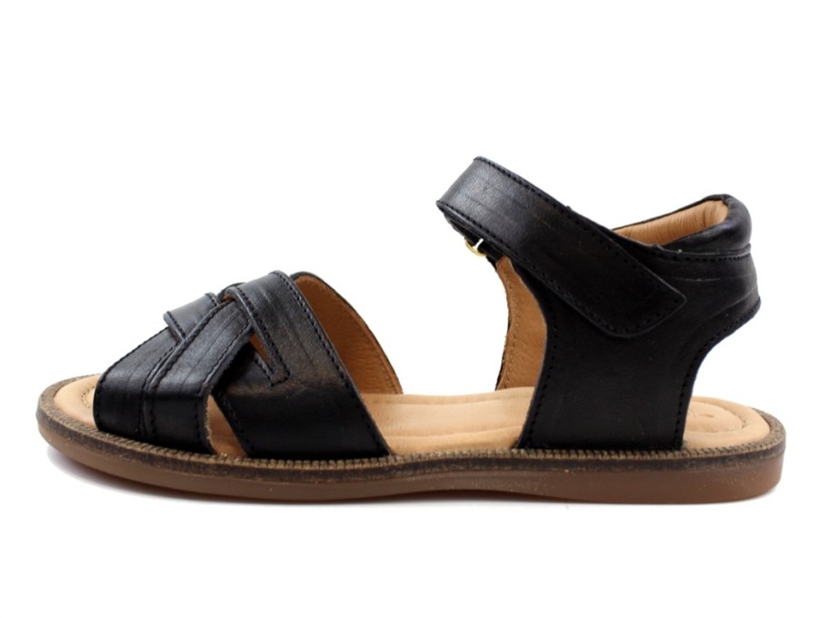 Clearance Bisgaard Bisgaard Sandal Becca Black Braids