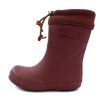 New Bisgaard Bisgaard Winter Rubber Boot Bordeaux Solid With Wool Lining