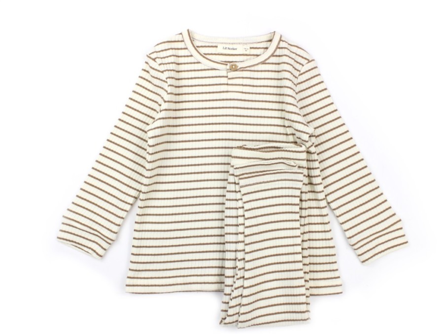 Online Lil Atelier Lil Atelier Pyjamas Turtledove Stripes