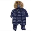 Online Ver de Terre Ver De Terre Navy Baby Down Snowsuit