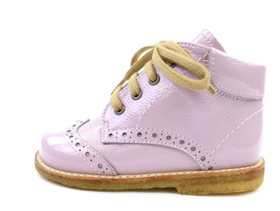 Clearance Angulus Angulus Toddler Shoe Lila Patent With Laces