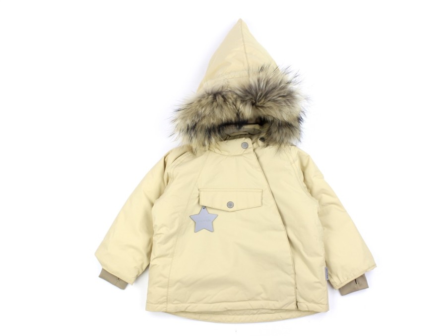 Hot Mini A Ture Mini A Ture Semolina Sand Winter Jacket Wang Fur