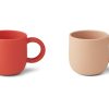 Best Liewood Liewood Apple Red/Tuscany Rose Cup With Handle Merce Silicone (2-Pack)