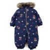 Wholesale Name It Name It Snowsuit Dark Sapphire Flower