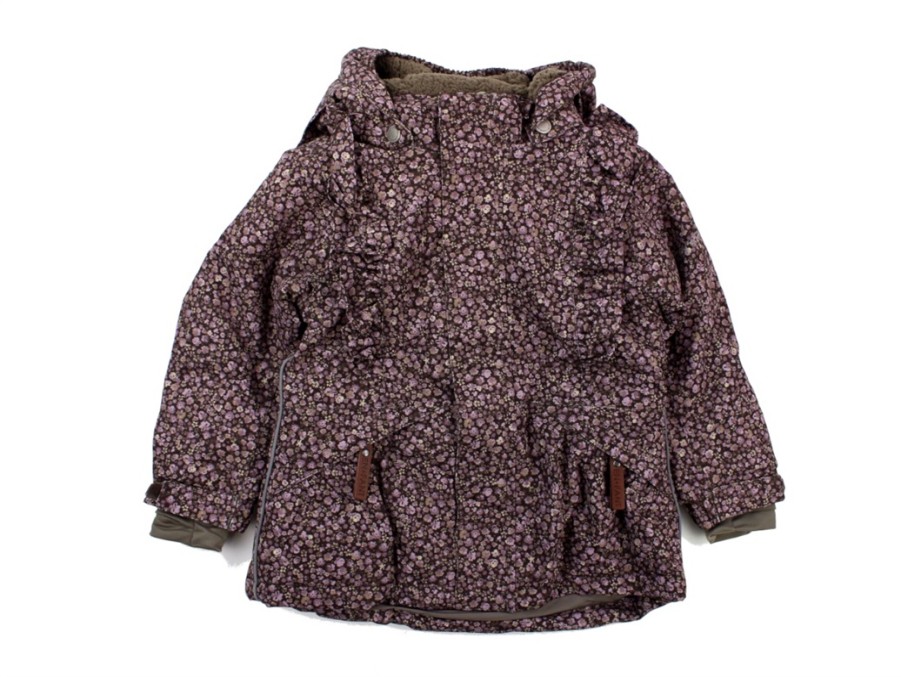 Hot En Fant En Fant Winter Jacket Coffee Bean Flower