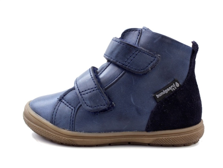 Clearance Bundgaard Bundgaard Winter Sneaker Storm Navy Velcro And Tex