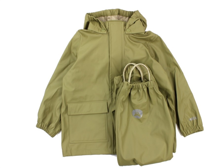 Wholesale Wheat Wheat Rainwear Ola Pants And Jacket Heather Green