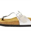 Hot Birkenstock Birkenstock Gizeh Sandal With Silver Buckle (35-41)