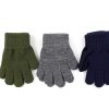 Online Name It Name It Olive Night Mix Acrylic Fingerless Gloves (3-Pack)