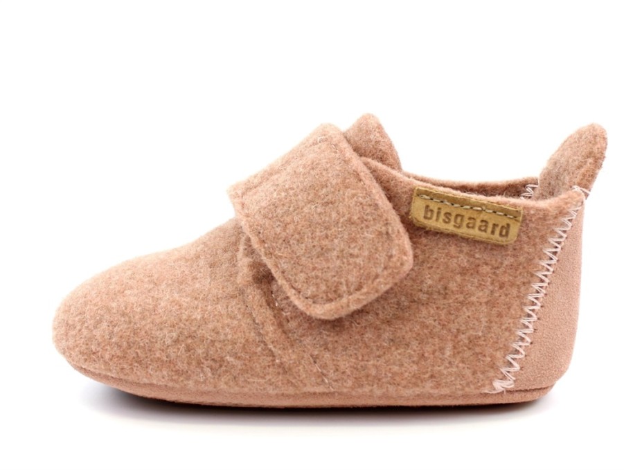 Best Bisgaard Bisgaard Rose Slippers With Velcro