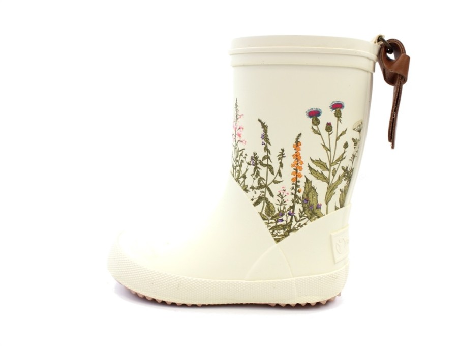 Best Bisgaard Bisgaard Rubber Boot Beige Flowers (Red Barnet)