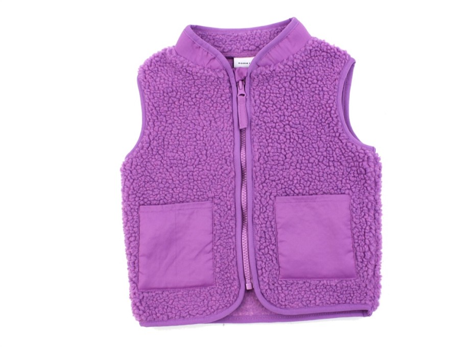 Online Name It Name It Mulberry Teddy Vest