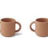 Hot Liewood Liewood Cat/Tuscany Rose Cup With Handle Gene Silicone (2-Pack)