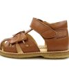 Online Angulus Angulus Cognac Sandal With Bow