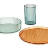 Wholesale Liewood Liewood Kain Sea Blue Mix Tableware (3-Pack)