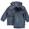 New En Fant En Fant Rainwear Pants And Jacket Dark Slate