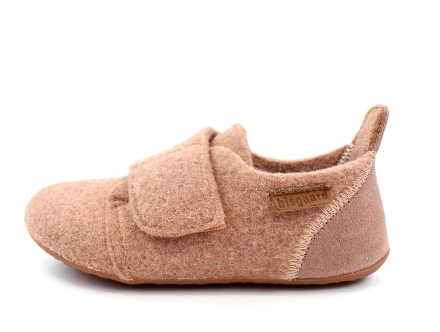 Clearance Bisgaard Bisgaard Rose Slippers With Velcro