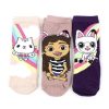 Hot Name It Name It Plum Purple Gabby'S Dollhouse Socks (3-Pack)