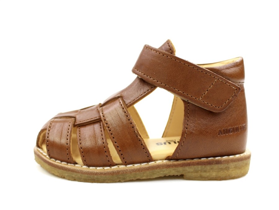 New Angulus Angulus Cognac Sandal