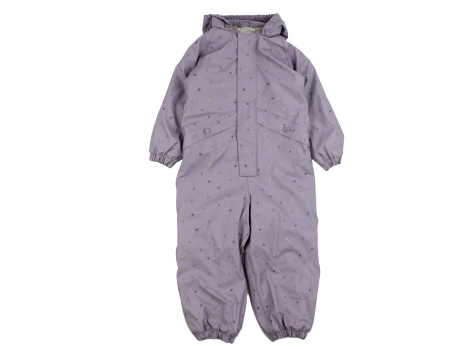 Wholesale Wheat Wheat Lavender Flowers Thermal Rain Suit Aiko