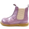 Wholesale Angulus Angulus Ancle Boots Mauve/Rose With Hole Pattern