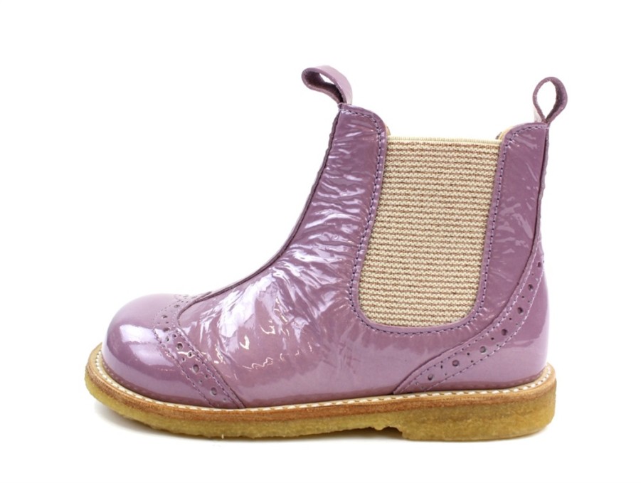 Wholesale Angulus Angulus Ancle Boots Mauve/Rose With Hole Pattern