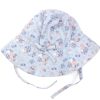 Best Wheat Wheat Sun Hat Pearl Blue Flowers