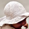 Online Mikk line Mikk-Line Sun Hat White Broderie Anglaise