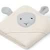 Best Liewood Liewood Creme De La Creme Sheep Hooded Baby Towel Albert