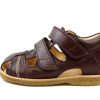 Best Angulus Angulus Sandal Dark Brown With Velcro