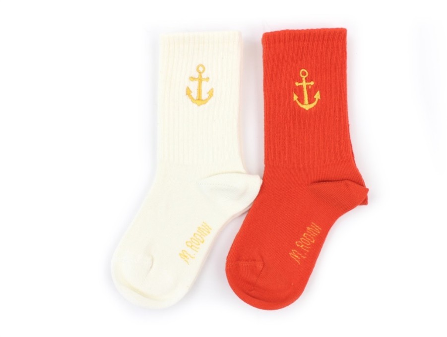 Best Mini Rodini Mini Rodini Socks Achor Multi (2-Pack)