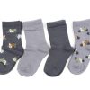 Wholesale Name It Name It Iron Gate Wool/Cotton Socks (4-Pack)