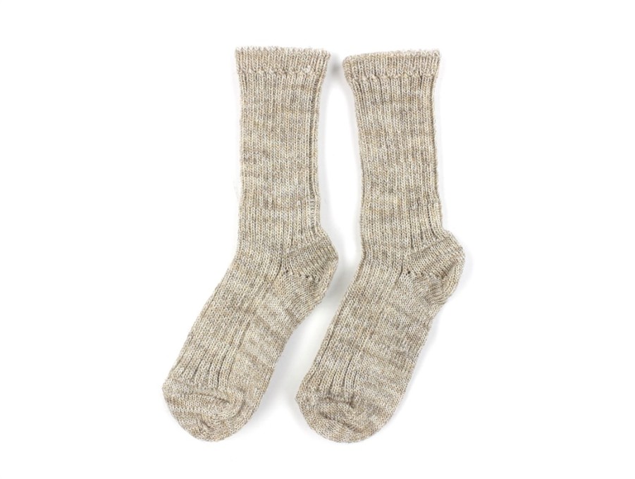 New MP Mp Light Brown Melange Socks Quin Wool (2-Pack)