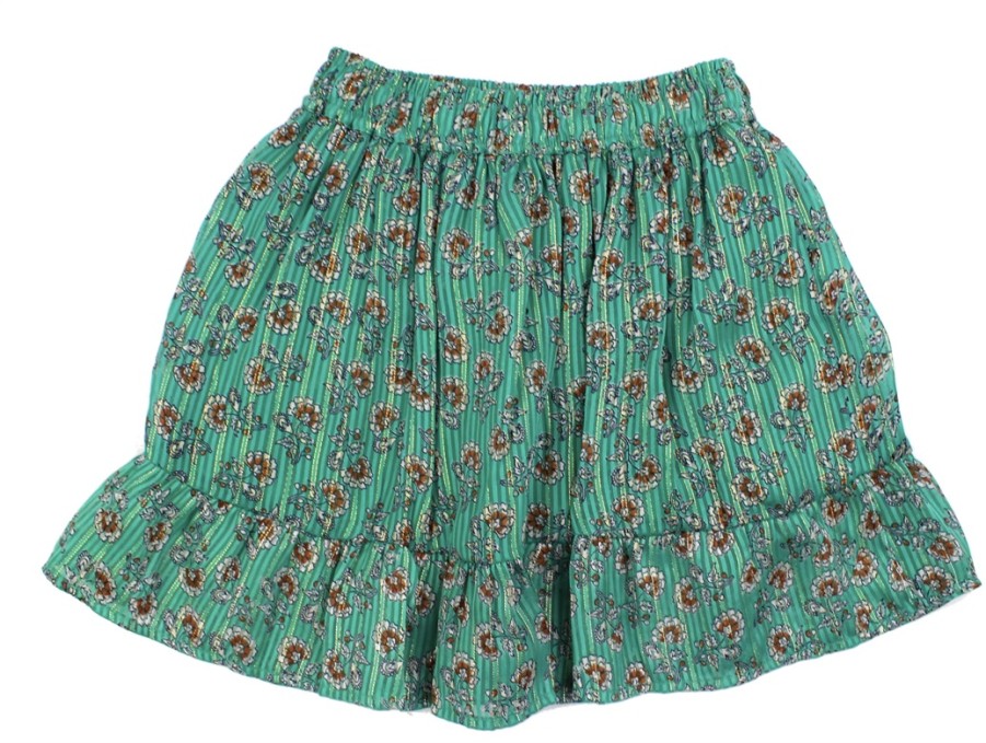 Clearance Name It Name It Emerald Skirt Flowers/Glitter