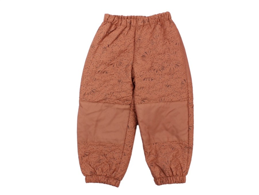 Best Noa Noa Miniature Noa Noa Miniature Thermal Pants Grace Copper Brown Print