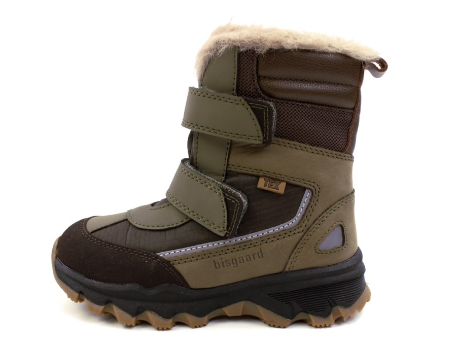 Online Bisgaard Bisgaard Army Winter Boot Eddie With Velcro And Tex