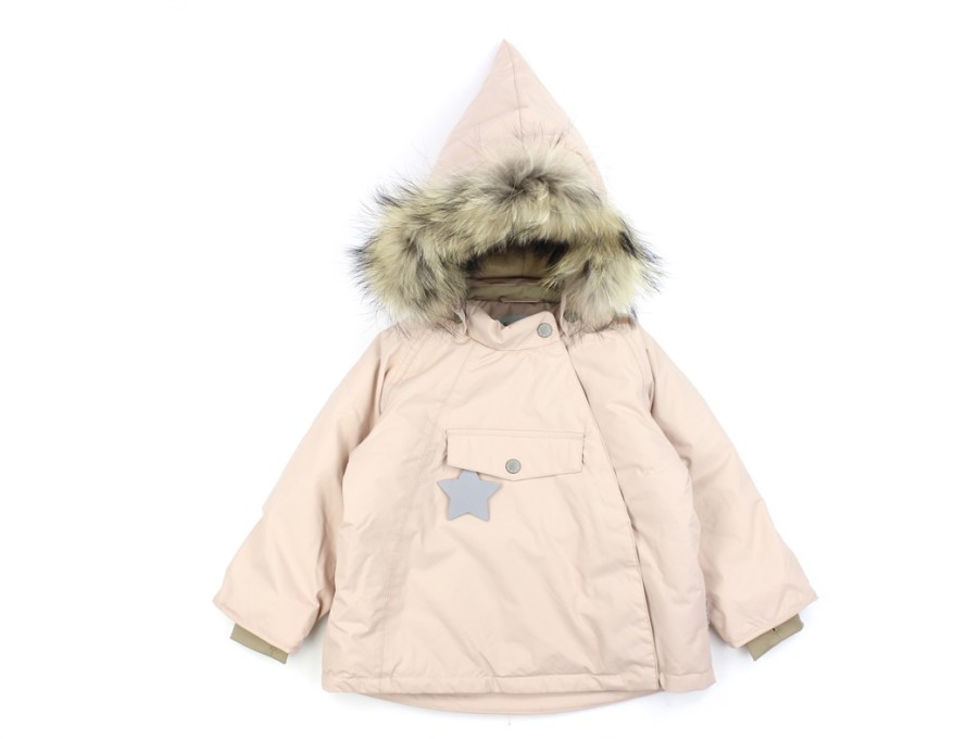 Best Mini A Ture Mini A Ture Rose Dust Winter Jacket Wang Fur