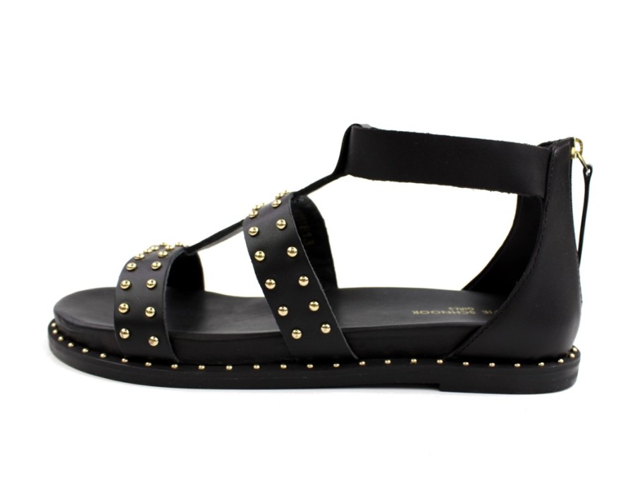 New Petit by Sofie Schnoor Sofie Schnoor Girls Black Sandal Rivets