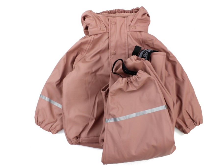 Online Celavi Celavi Rainwear Pants And Jacket Fleece Lining Burlwood