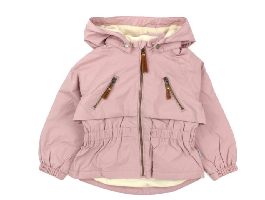 Clearance Mini A Ture Mini A Ture Transition Jacket Algea Fleece Pale Woodrose