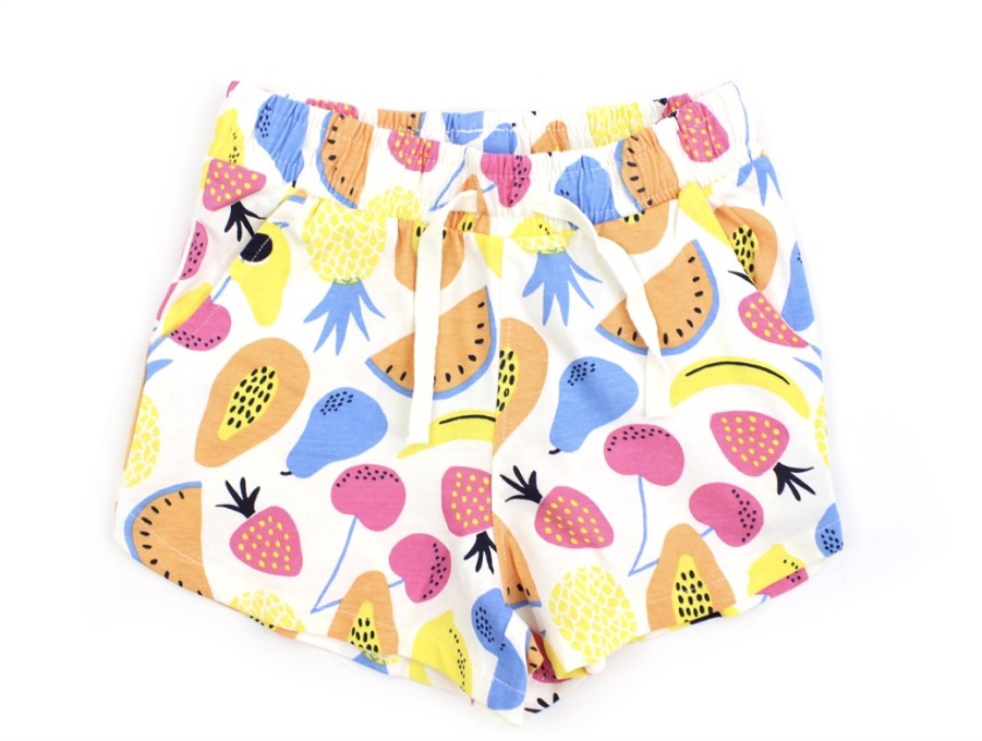 Online Name It Name It White Alyssum/Fruits Shorts