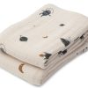 Online Liewood Liewood Space Sandy Mix Burp Cloth Lewis (2-Pack)