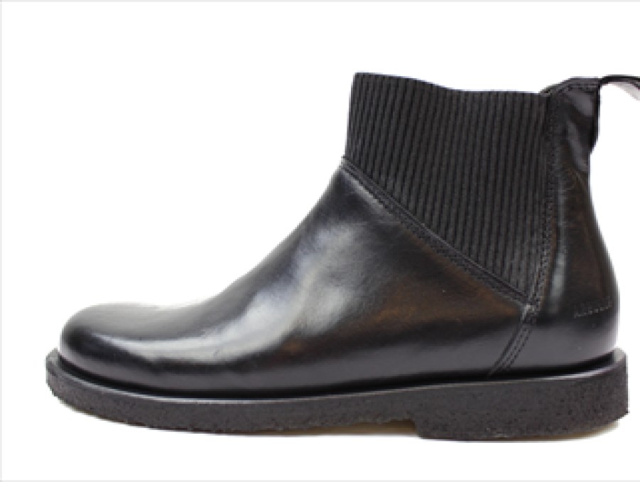 Clearance Angulus Angulus Ancle Boot Black Shine