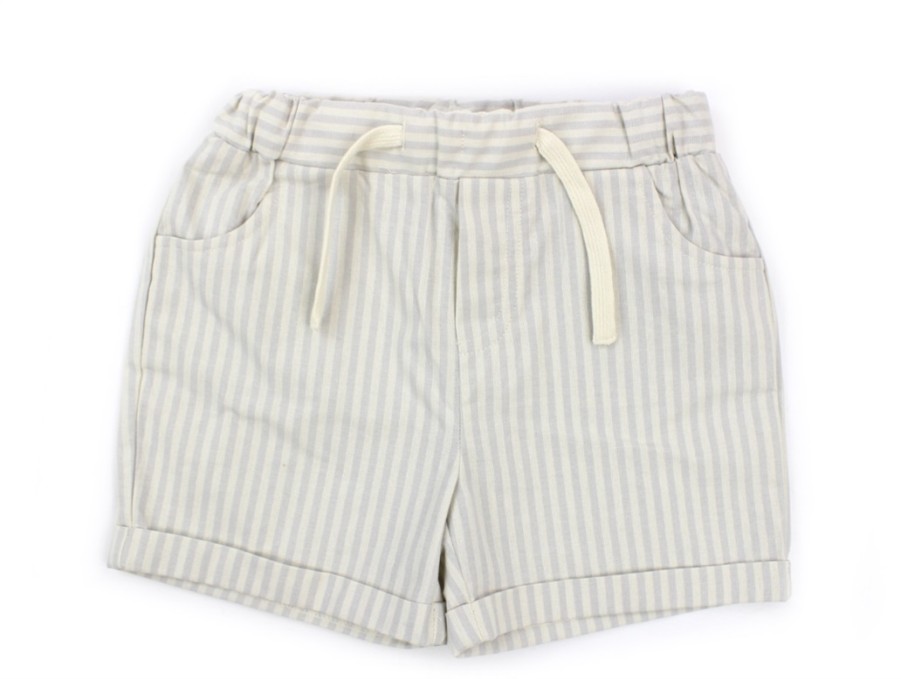 Online Lil Atelier Lil Atelier Shorts Harbor Mist Stripes