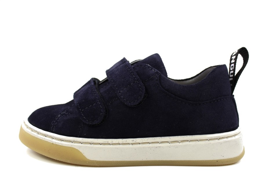 New Angulus Angulus Navy Suede Shoes